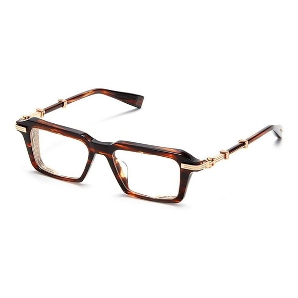 New Authentic  BALMAIN Legion III Havana Square BPX 132B Glasses Women - Picture 1 of 3
